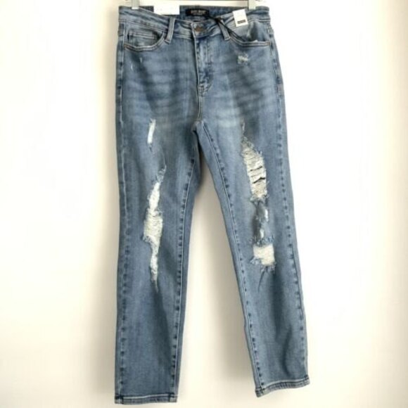 Judy Relaxed Fit Jeans High Waist Distressed 29 - Picture 11 of 13